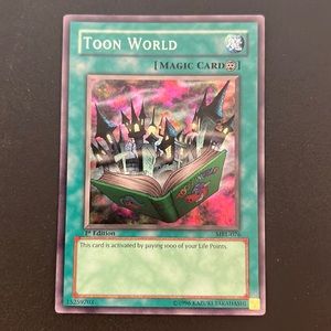 1st Edition Toon World Yugioh